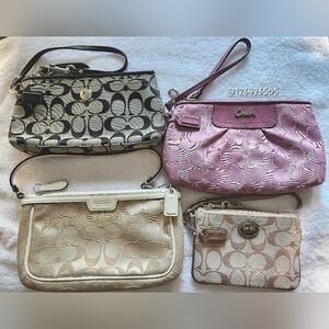 COACH Wristlets; TIMELESS Pieces - BUNDLE, TAKE ALL